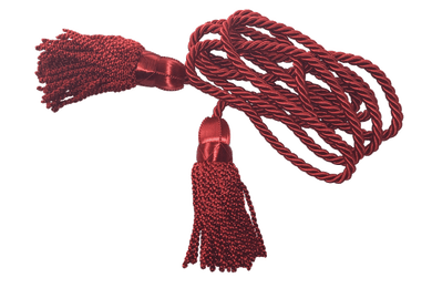 9ft Royal Red, Silk Cord & Tassels