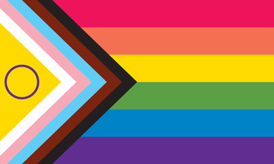Progress Pride & Intersex Flag
