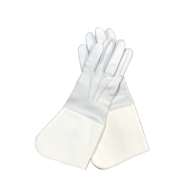 Leather Gauntlets (White)