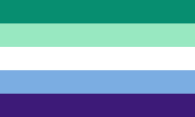 Gay-Men-5-Stripe Pride Flag