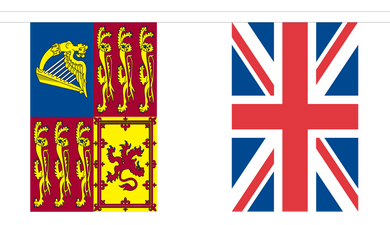 Royal Standard & Union Jack Bunting (Clearance)