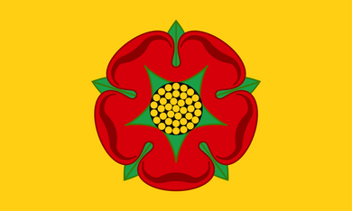 Lancashire Rose Display Flag