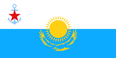 Kazakhstan Naval Ensign