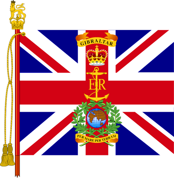 The Queens Colour of 40 Commando, The Royal Marines