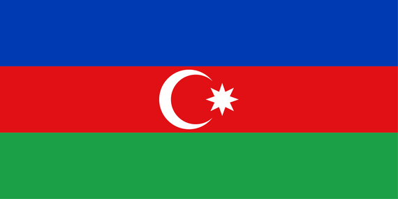 Azerbaijan National Flag