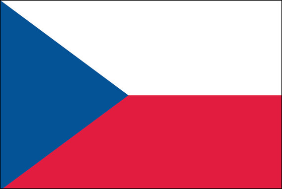 The Czech Republic National Flag
