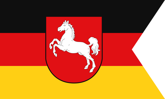 Lower Saxony ([Niedersachsen]) State Flag Flag