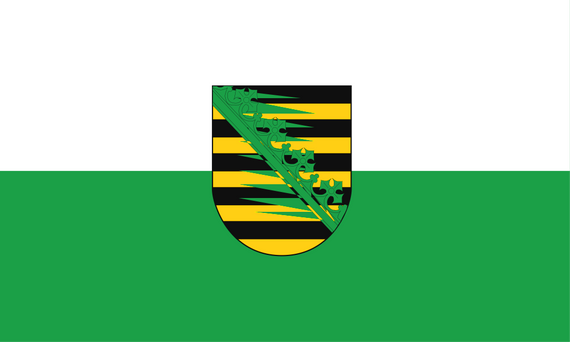 Free State of Saxony ([Freistaat Sachsen]) State Flag Flag