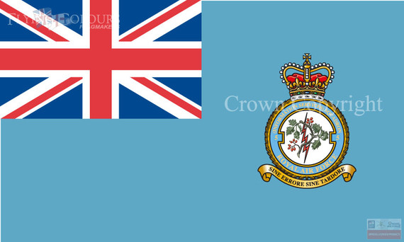 RAF 5 Information Services Squadron Ensign