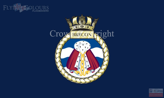 HMS Brecon Flag