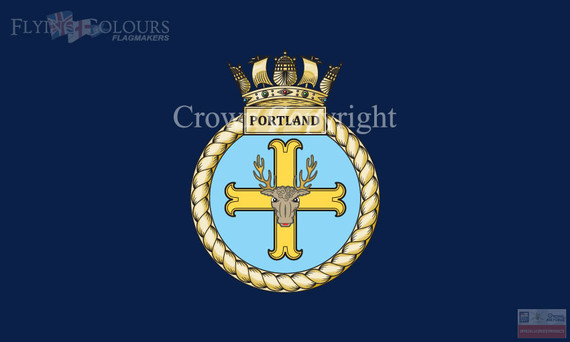 HMS Portland Flag