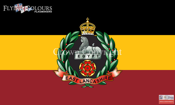 The East Lancashire Regiment flag