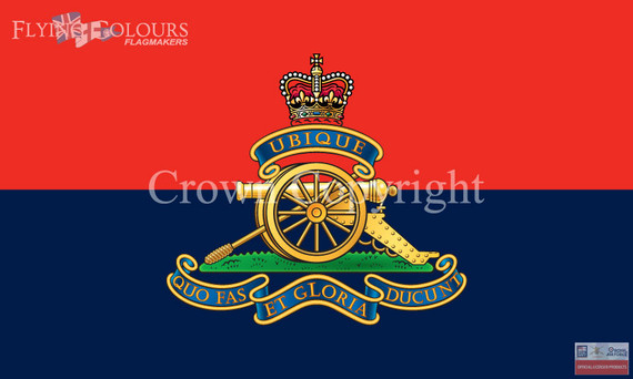 The Royal Regiment of Artillery flag