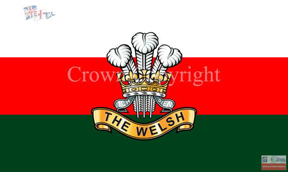 The Welsh Regiment flag