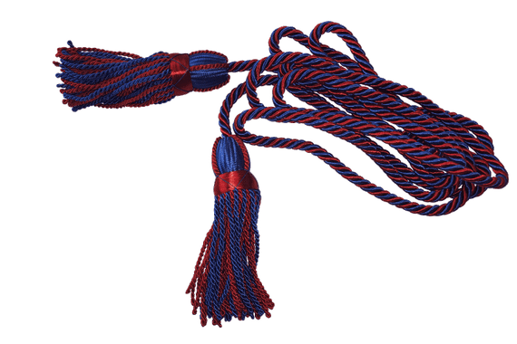 9ft Red & Blue, Royal Engineers Silk Cord & Tassels