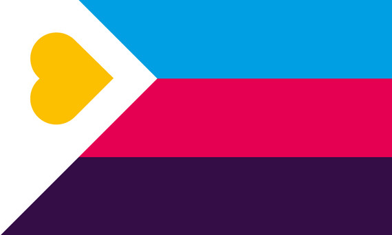 Tricolor-Polyamory Pride Flag