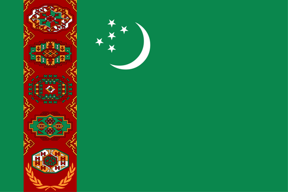 Turkmenistan National Flag