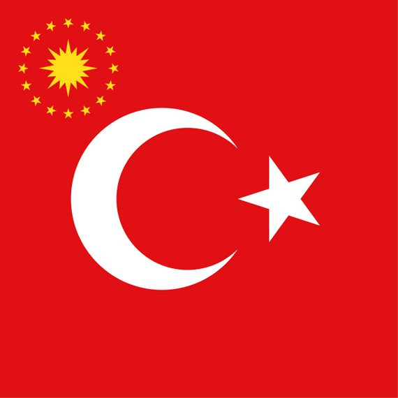 Turkey Presidential Flag