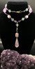 Amethyst  long style necklace- relaxing energy, open intuitiveness, and protection vibes! Gorgeous!
