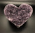Amethyst Love Heart ( 4 inches across)