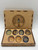 Chakra Palm flat stone set of 7- includes tree of life wooden box for easy transporting for healing sessions. Each crystal has the chakra symbol on each.