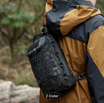 Stay ready for anything with this sleek camouflage tactical sling backpack, designed for durability, comfort, and everyday functionality. Built with a compact yet rugged profile, this pack is perfect for travel, outdoor adventures, range days, commuting, or everyday carry.
The single-strap sling design allows for quick access and easy rotation from your back to your chest, so you can grab gear without removing the bag. A breathable padded shoulder strap and back panel provide comfort for all-day wear, while the adjustable strap ensures a secure fit.
The exterior features a hex-pattern tactical panel system for attaching accessories, patches, or modular gear. Multiple compartments and zippered pockets keep your essentials organized, whether you're carrying tools, tech, or everyday items.
Crafted from durable, weather-resistant materials, this bag is built to handle tough conditions while maintaining a low-profile, modern tactical look.
Key Features
Tactical camouflage design
Single-strap sling for quick access
Breathable padded shoulder strap
Durable, weather-resistant construction
Hex modular panel for attachments and patches
Multiple compartments for organized storage
Compact, lightweight everyday carry design
Perfect for EDC, hiking, travel, tactical use, or urban commuting.