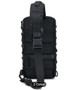 'Hive' Back of bag with hidden zipper pouch toward the bottom.