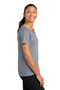 True Navy Heather colored Tee Side.