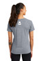 True Navy Heather colored Tee Back with Star and Stripes logo.