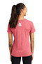 True Red Heather colored Tee Back with Star and Stripes logo.