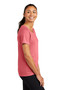 True Red Heather colored Tee Side.