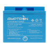 AMPTRON (AT-LFP-12-50V03) 12V 50Ah 70 amp Continuous Discharge Lithium LiFePO4 Battery