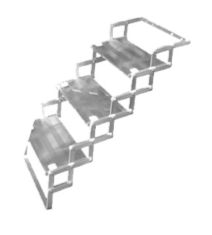 Torklift GlowSteps 3 step scissor steps