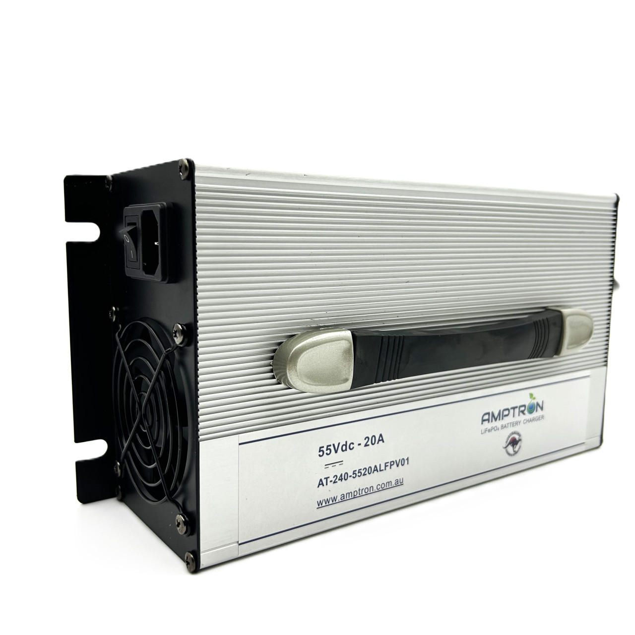 AMPTRON 20A 48V Lithium ​LiFePO4 Battery Charger with switch