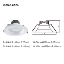 CCT Turnable LED Downlight A-DL 4/6/8/10IN thumbnail 3