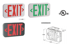 LED Exit Sign Emergency Light with Battery Backup EX Series thumbnail 4