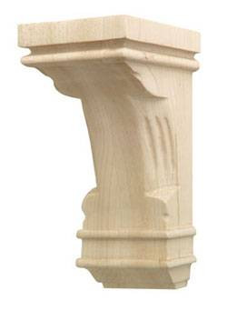 Corbel, Regency, cherry, 2 7/8 x 6"