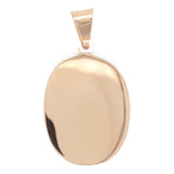 Virgin Guadalupe Pendant Oval Medal Yellow Gold 14k [P004-085]