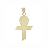 Baptism Cross Mi Bautizo Dove Pendant 19mm Yellow Gold 14k [P019-020]