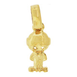 Small Boy Pendant 6mm Yellow Gold 14k [P058-022]