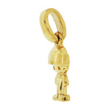 Small Boy Pendant 6mm Yellow Gold 14k [P058-022]