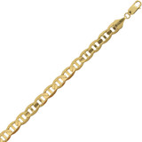 Mariner Link Chain 180 Gauge 6.5mm Width Solid Yellow 14k Gold [C075-090_099]