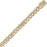 CUBAN HOLLOW Monaco Yellow Gold Chains 14k All Gauges [MonacoYG-HCZ-C074-2]