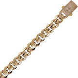 CUBAN HOLLOW Monaco Yellow Gold Chains 14k All Gauges [MonacoYG-H-C074-0]