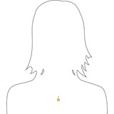 Hawaiian Flower Plumeria Lei Pendant 3 Sizes Yellow Gold 14k USA [P009-100_102]