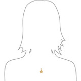 Hawaiian Flower Plumeria Lei Pendant 3 Sizes Yellow Gold 14k USA [P009-100_102]