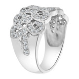 Figure 8 Band Ring Cubic Zirconia White Gold 14k [R105-058]