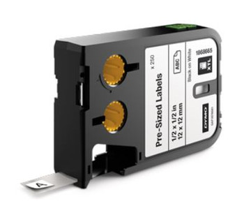 Dymo XTL Pre-Sized Labels 9 x 25mm Black on White 1868669