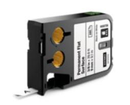 Dymo XTL Permanent Flat Surface Tape Black on White 9mm 1868736