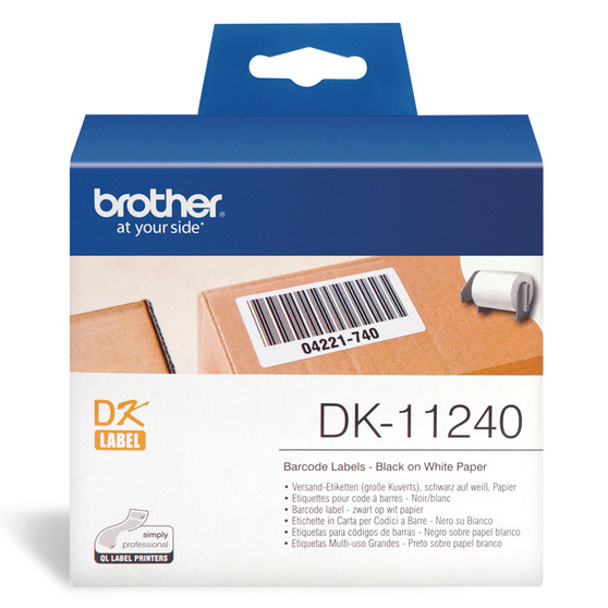 Brother DK-11240 Large Multi Purpose & Barcode Labels 51 x 102mm Roll of 600 Labels